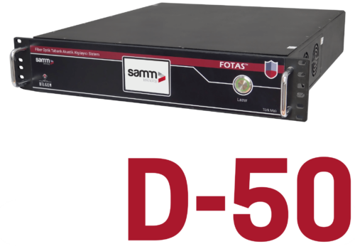 FOTAS D-50 Fiber Optic Distributed Acoustic Sensing system provides advanced intrusion detection capabilities, using dual detection channels for enhanced cut resilience and real-time monitoring.