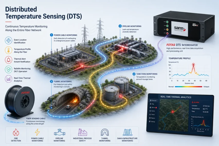 Distributed Temperature Sensing applications across critical infrastructure