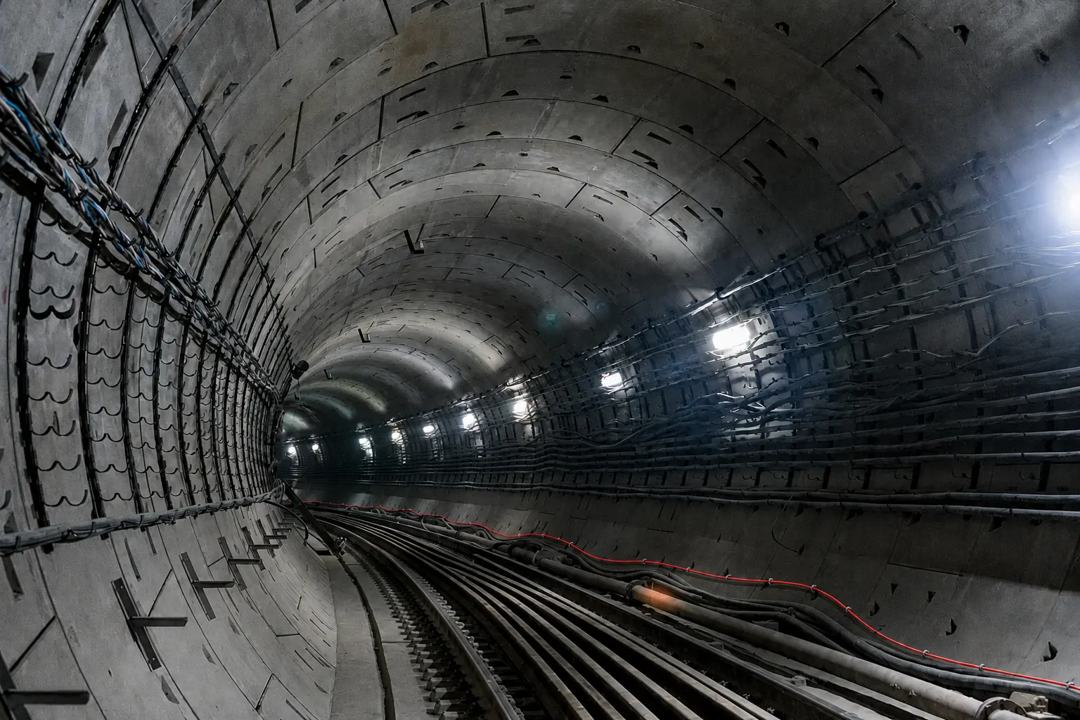 DTS condition monitoring along a rail tunnel and cable route