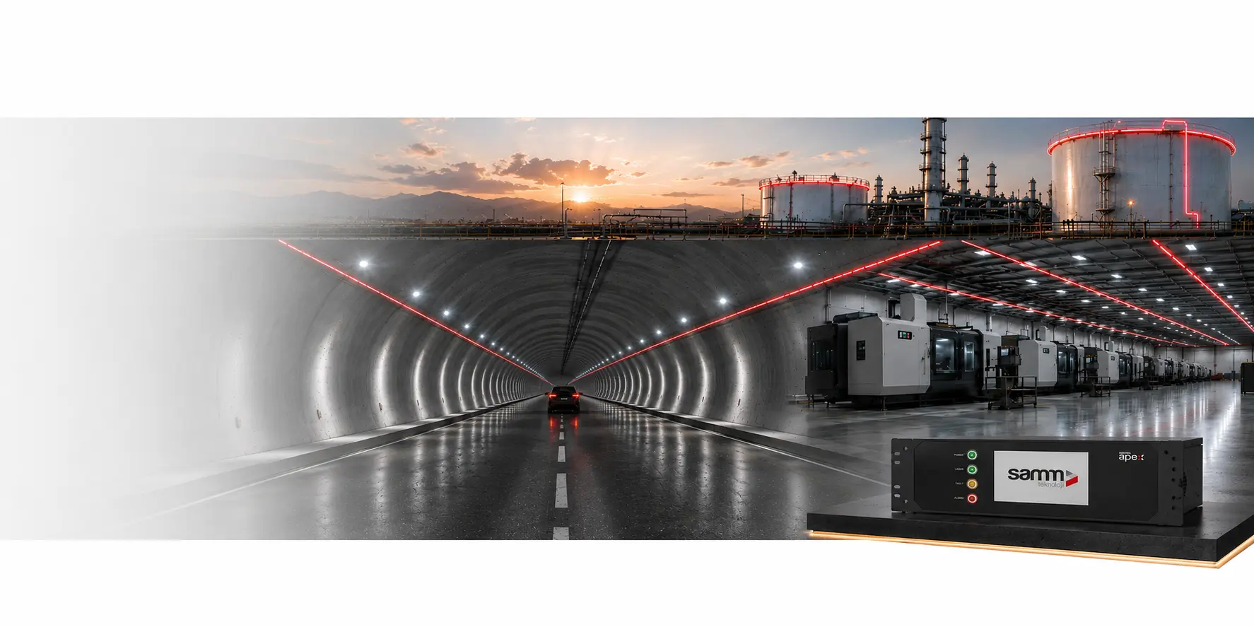 FOTAS APEX fiber optic linear heat detection for tunnels, conveyors, data centers and critical infrastructure