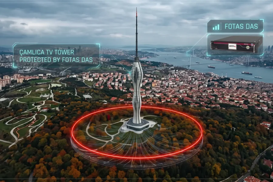 Çamlıca TV Tower protected by FOTAS DAS