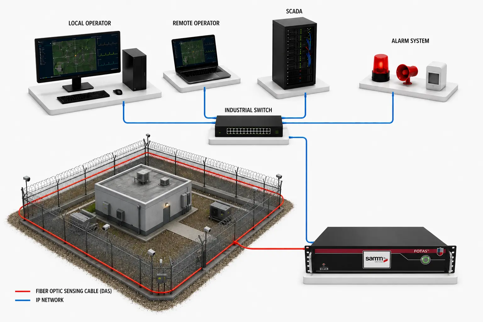 FOTAS Critical Infrastructure Architecture Diagram