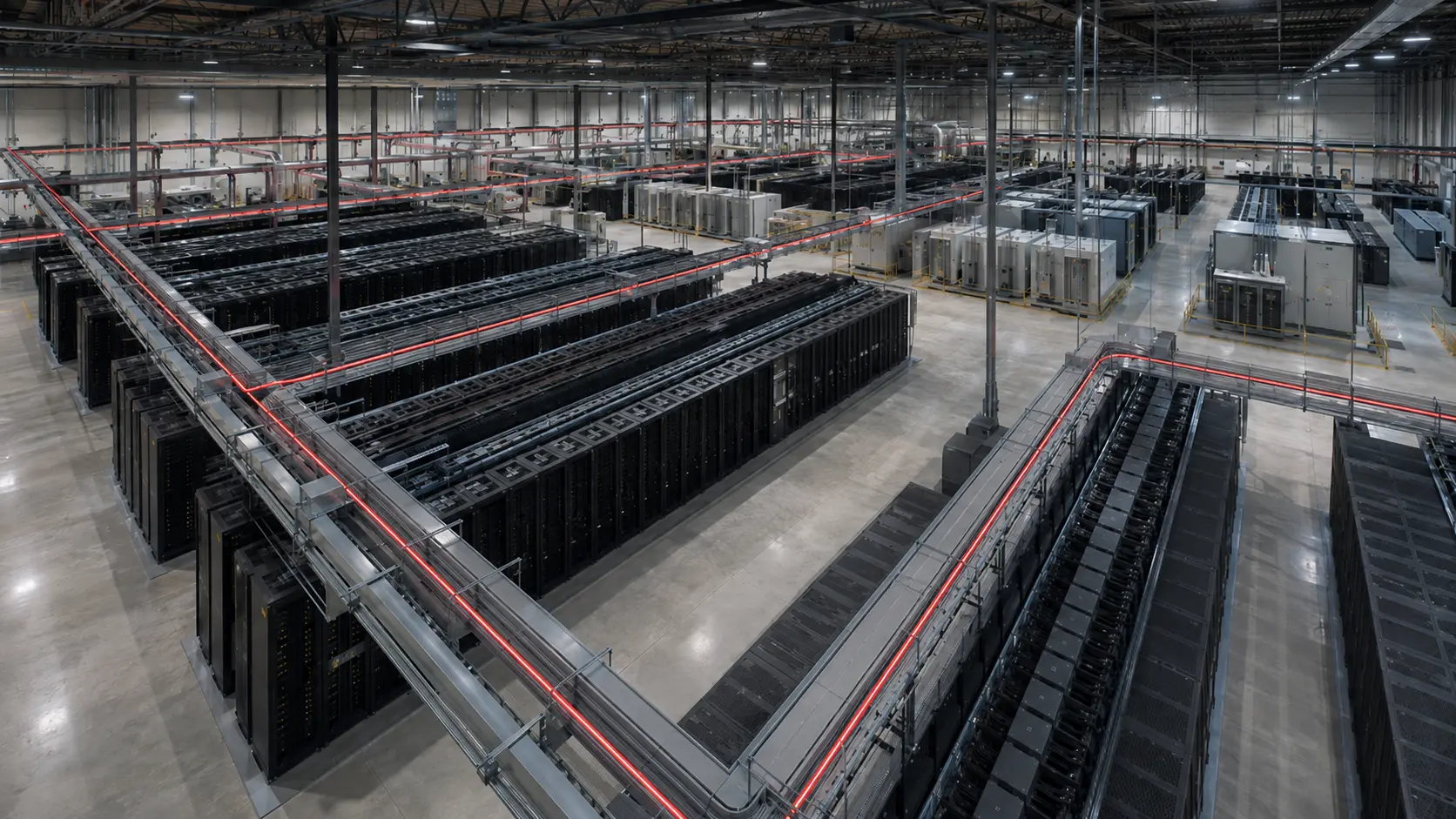FOTAS DTS and DAS fiber optic monitoring across a data center facility