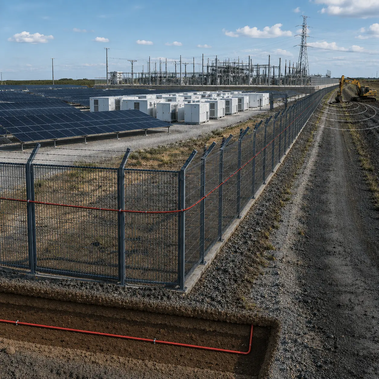 FOTAS DAS perimeter security and underground fibre optic cable monitoring