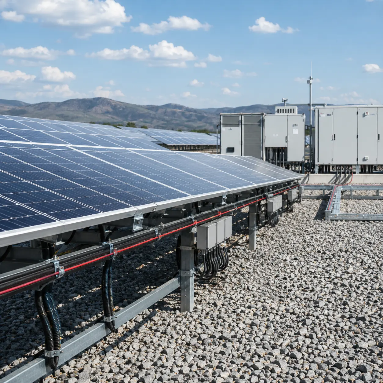 FOTAS DTS solar PV thermal monitoring with fibre optic sensing