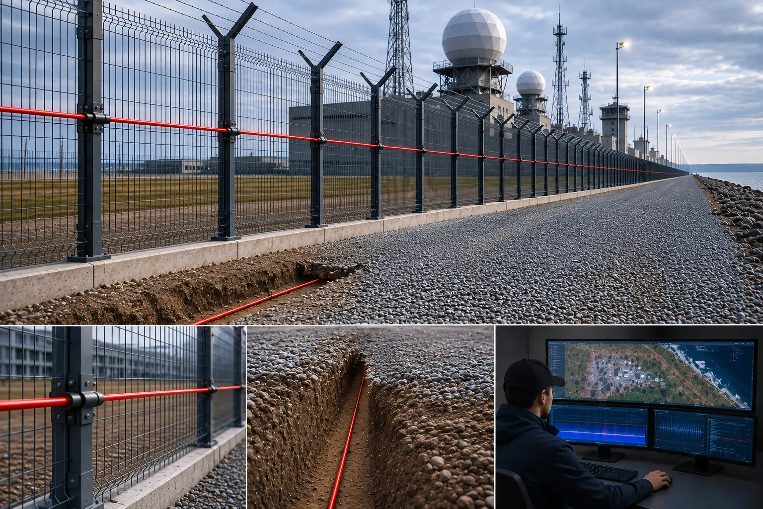 Hybrid DAS Perimeter Monitoring