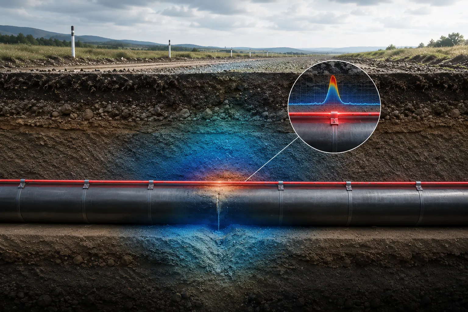 DTS thermal anomaly and pipeline leak detection