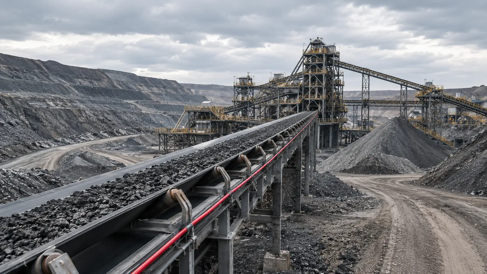 FOTAS DTS temperature monitoring along a mining conveyor route