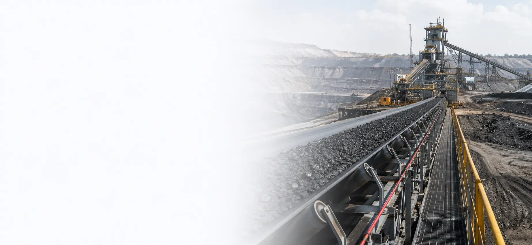 Mining conveyor and infrastructure fiber optic monitoring