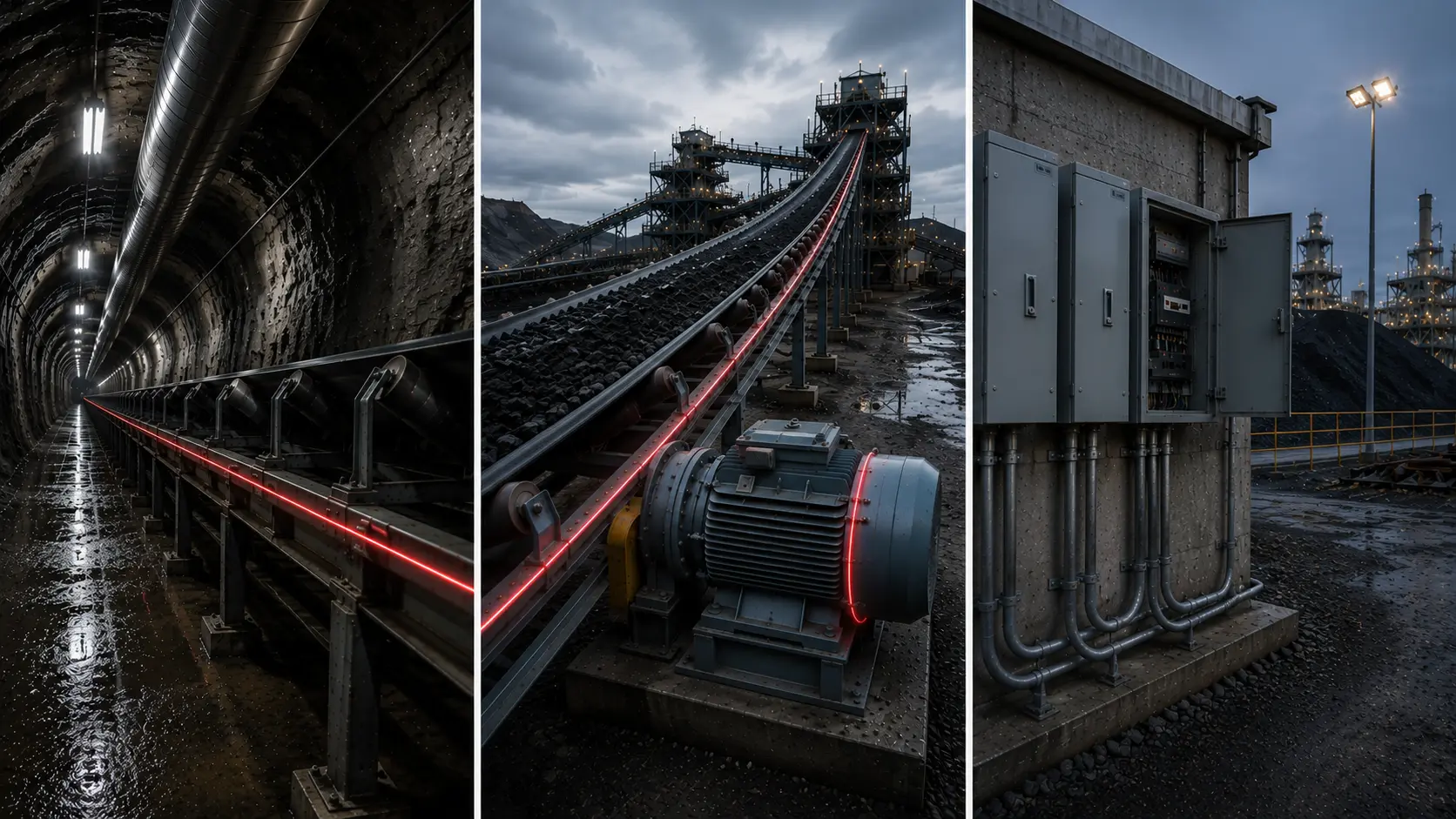 FOTAS DTS deployment across mining conveyor, electrical and storage environments