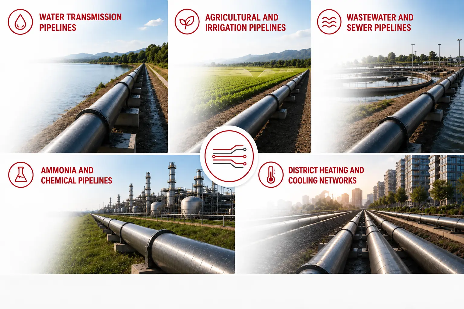 Fiber optic pipeline monitoring beyond oil and gas applications